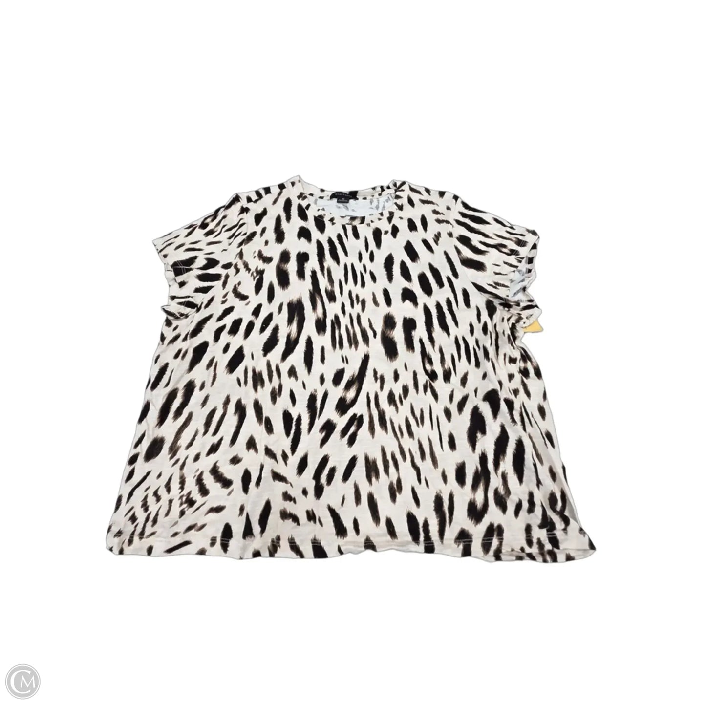 Top Short Sleeve By Sanctuary In Animal Print, Size: 3x