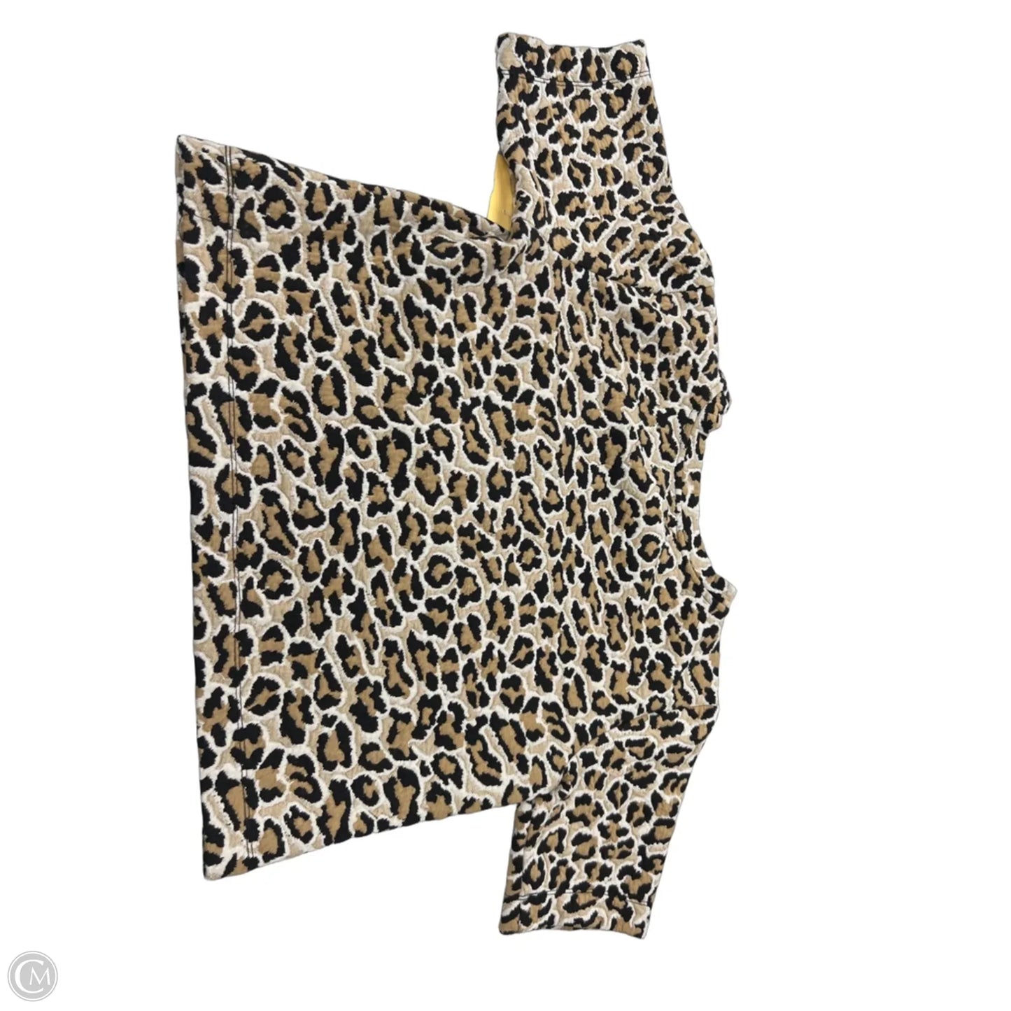Top Short Sleeve By Maeve In Animal Print, Size: S