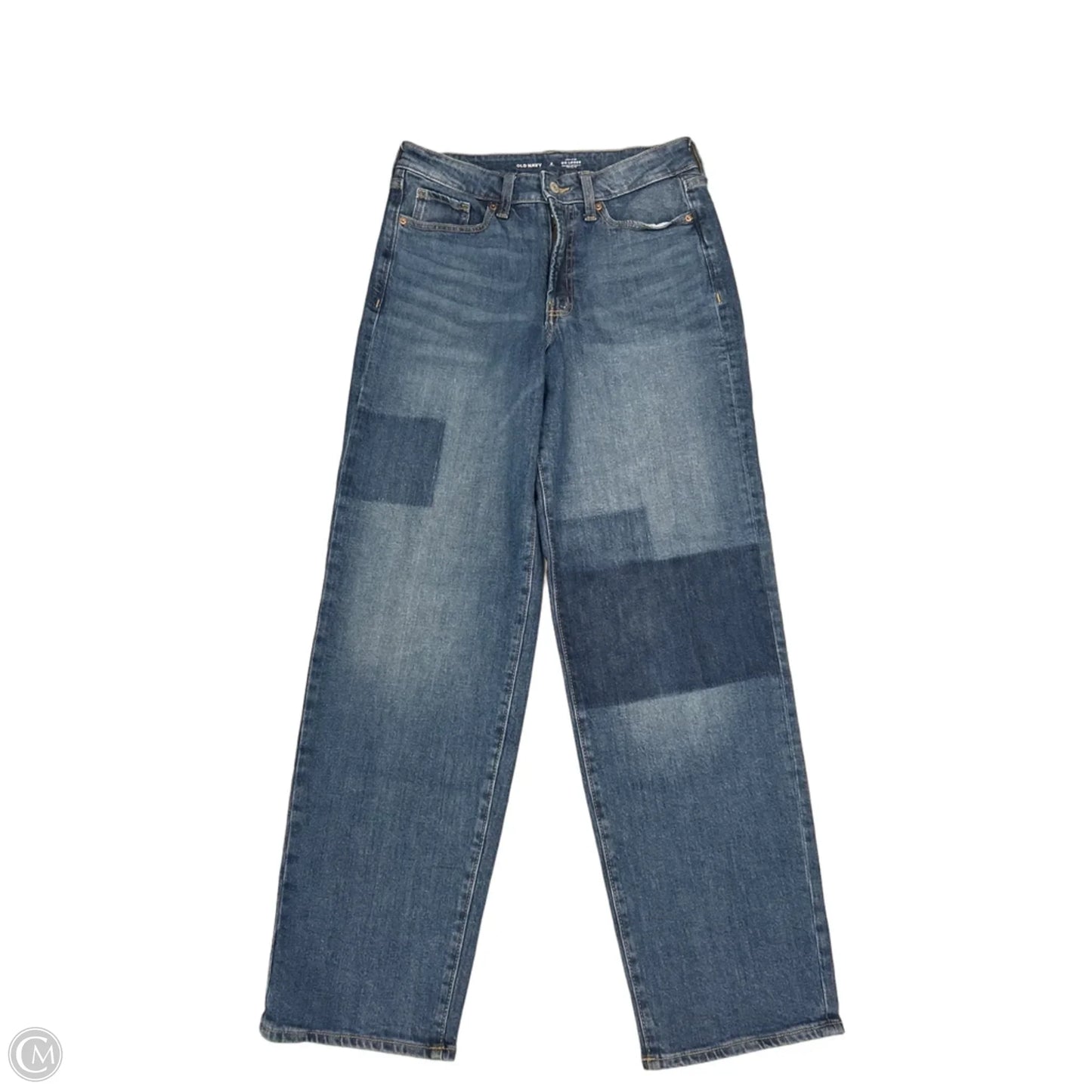 Jeans Wide Leg By Old Navy In Blue Denim, Size: 8