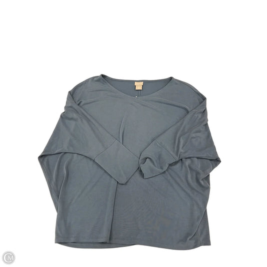 Top 3/4 Sleeve By Chicos In Blue, Size: M