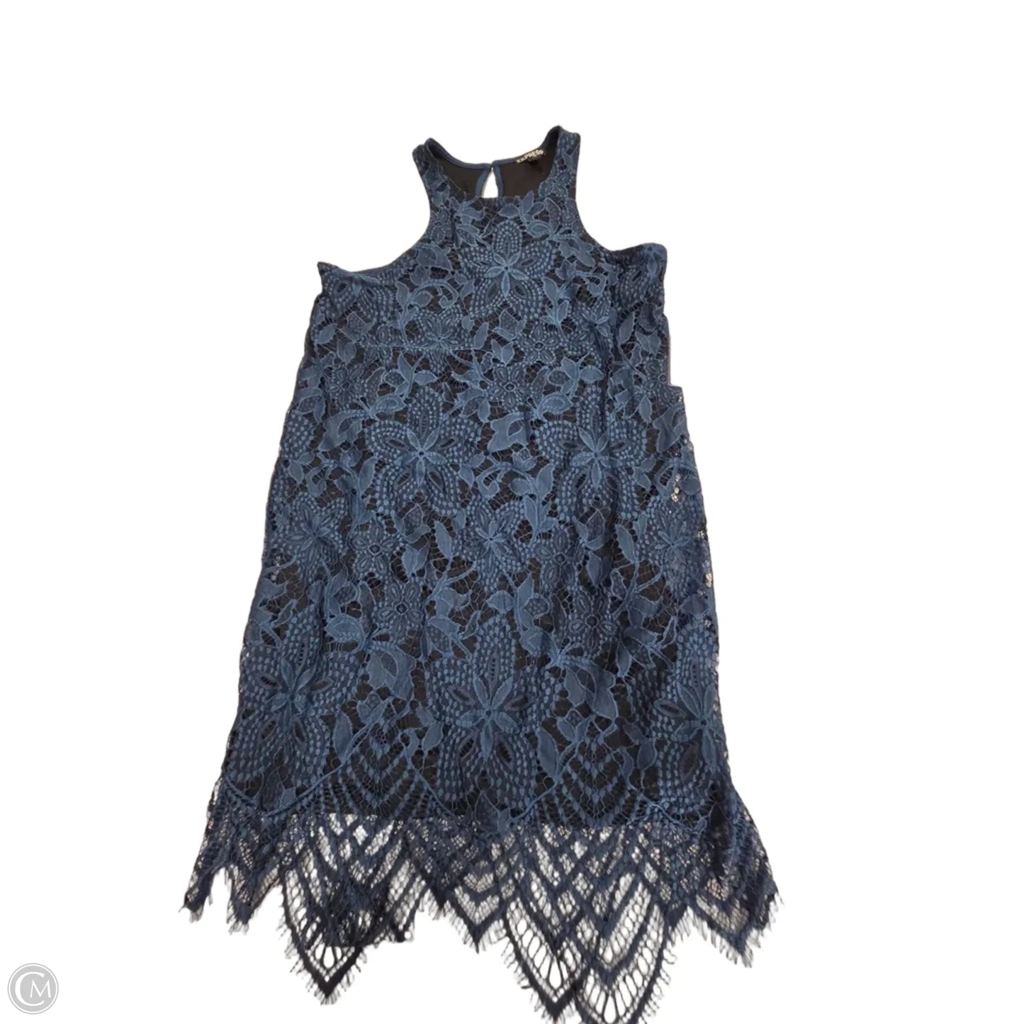 Dress Casual Short By Express In Teal, Size: M
