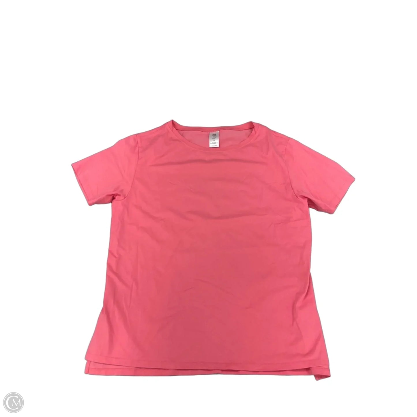 Top Short Sleeve By Members Mark In Pink, Size: M