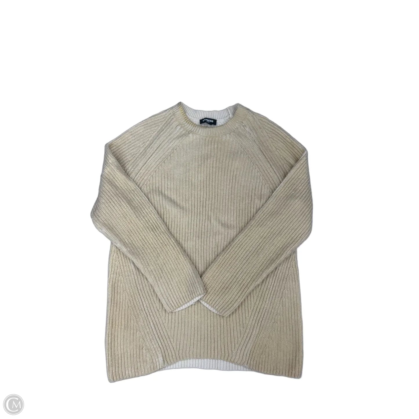 Sweater By Express In Gold, Size: Xs
