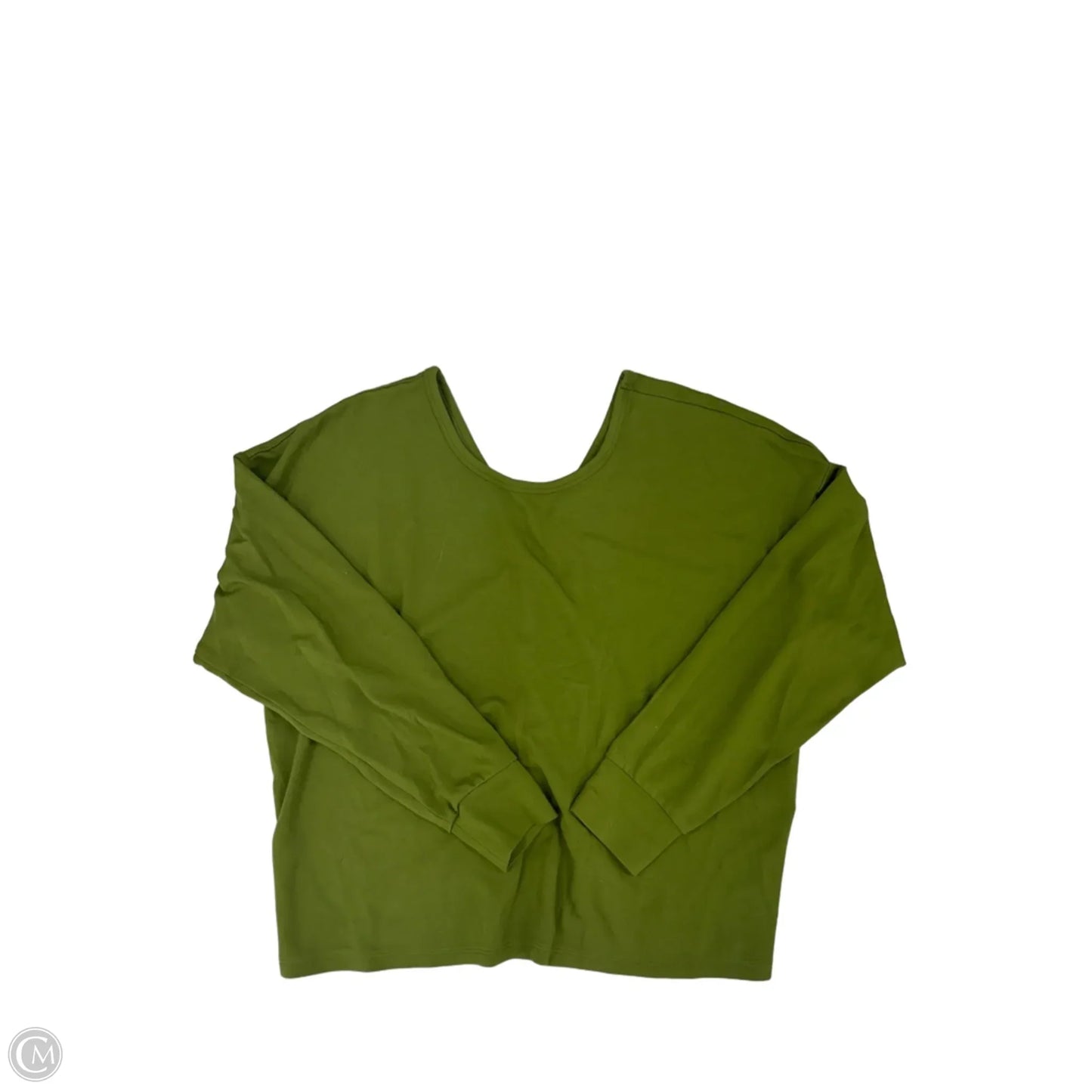 Top Long Sleeve By Cabi In Green, Size: M