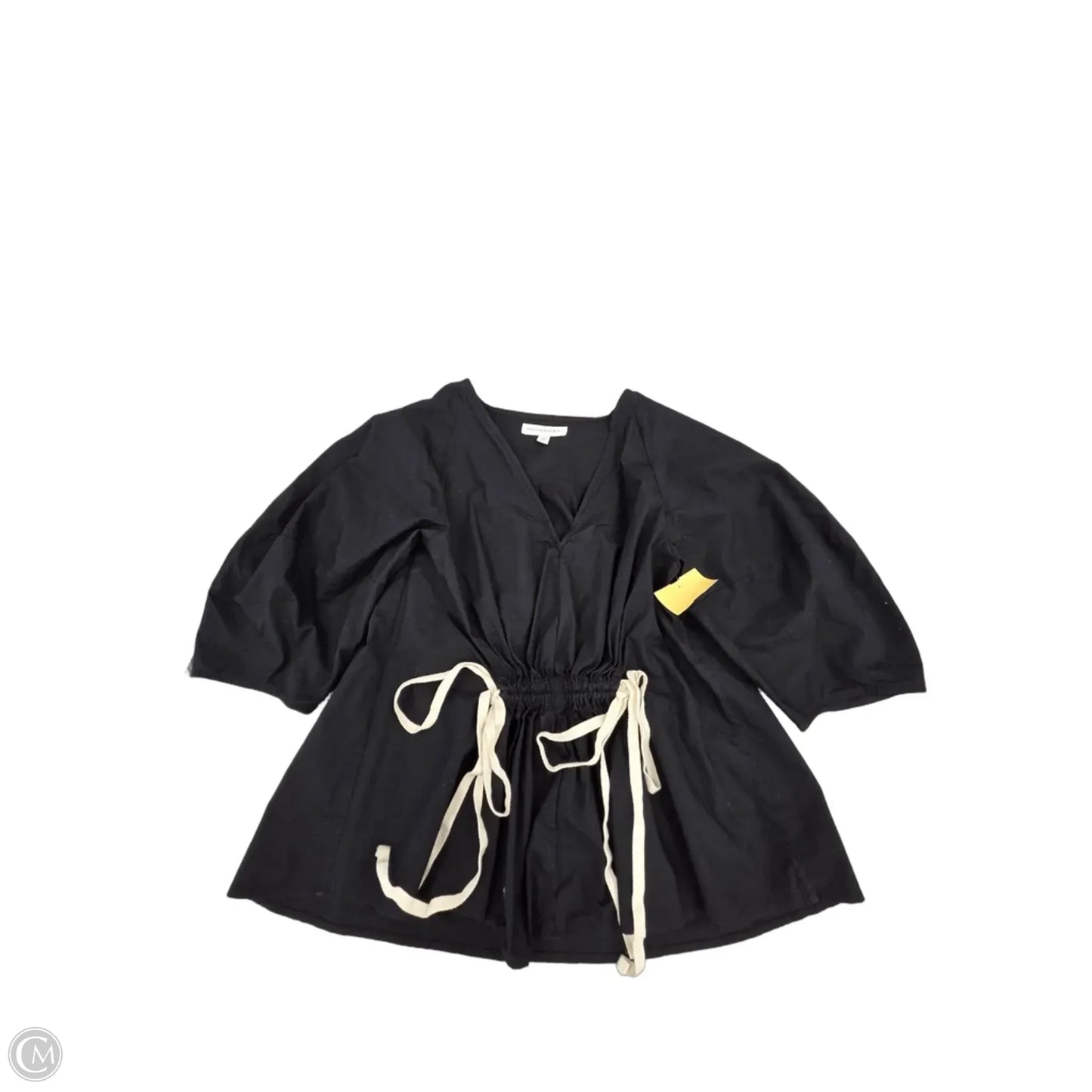 Top Short Sleeve By Banana Republic In Black, Size: Xs