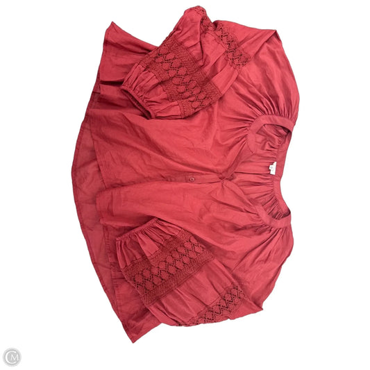 Top Long Sleeve By Aerie In Red, Size: M