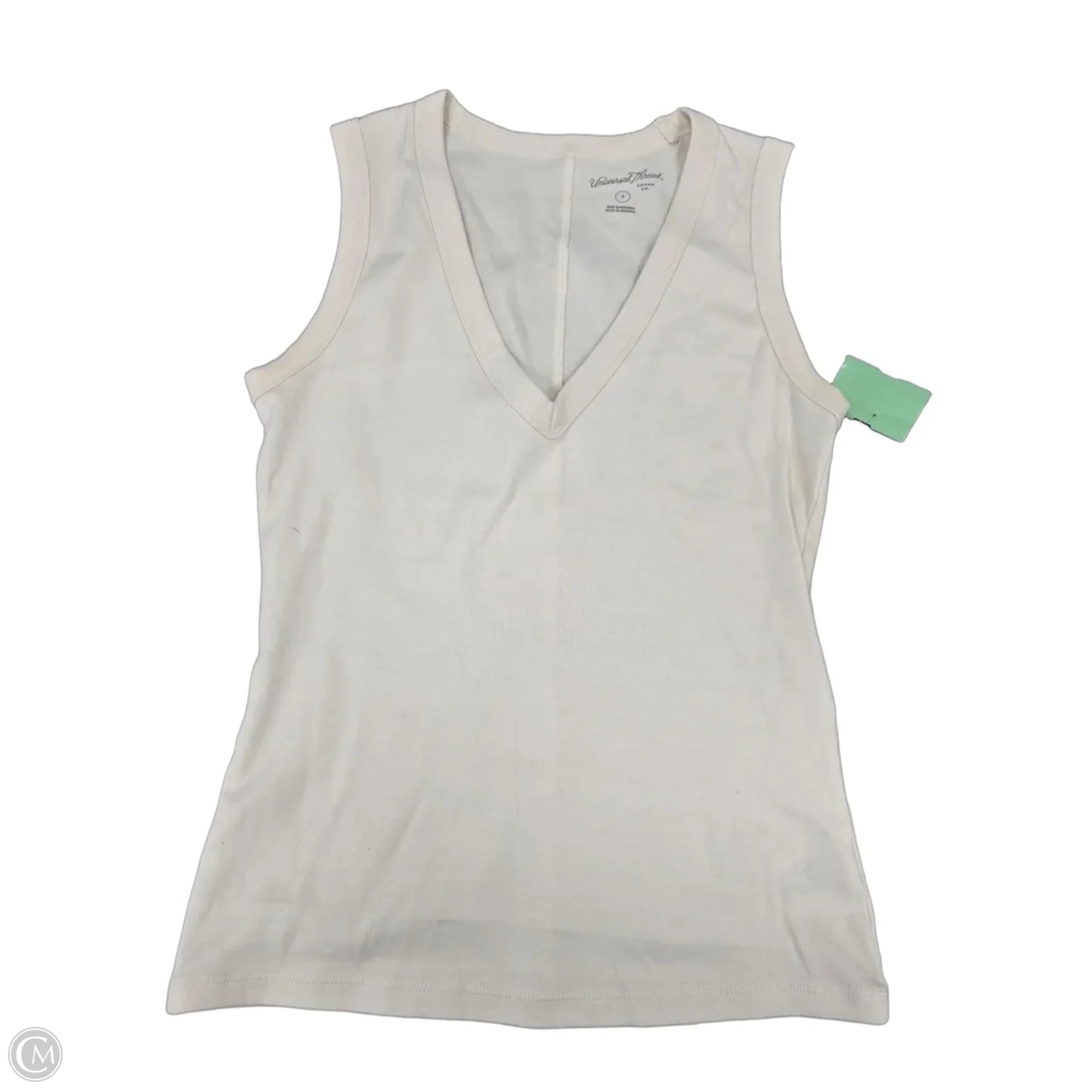 Top Sleeveless By Universal Thread In Cream, Size: S