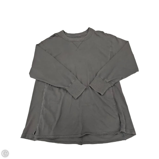 Top Long Sleeve By Aerie In Grey, Size: M