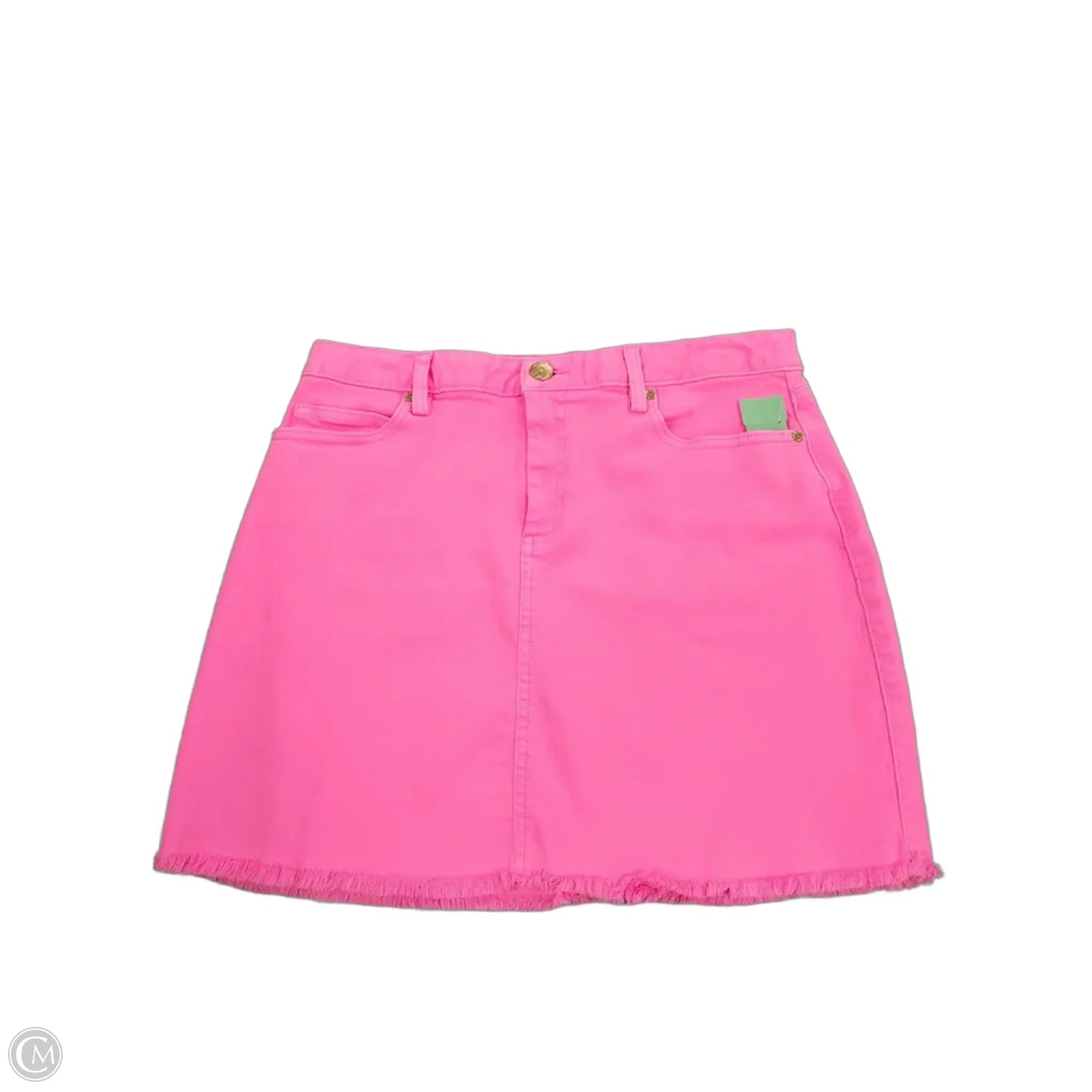 Skirt Designer By Lilly Pulitzer In Pink Denim, Size: 10