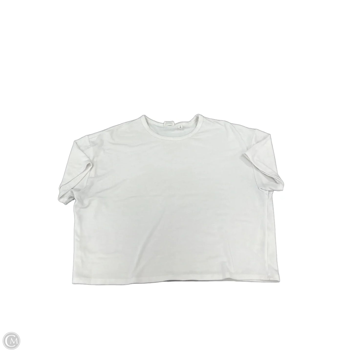 Top Short Sleeve By Cme In White, Size: S