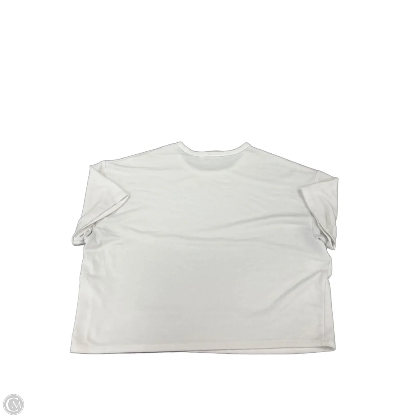 Top Short Sleeve By Cme In White, Size: S