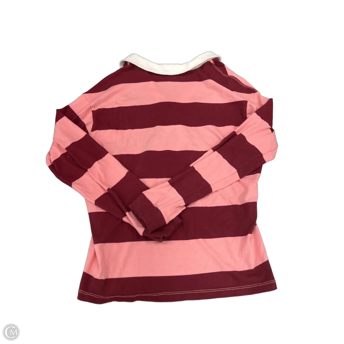 Top Long Sleeve By Pilcro In Pink & Red, Size: Xs