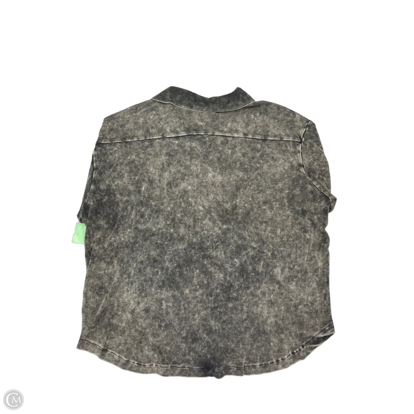 Top Long Sleeve By Zenana In Grey, Size: 3x