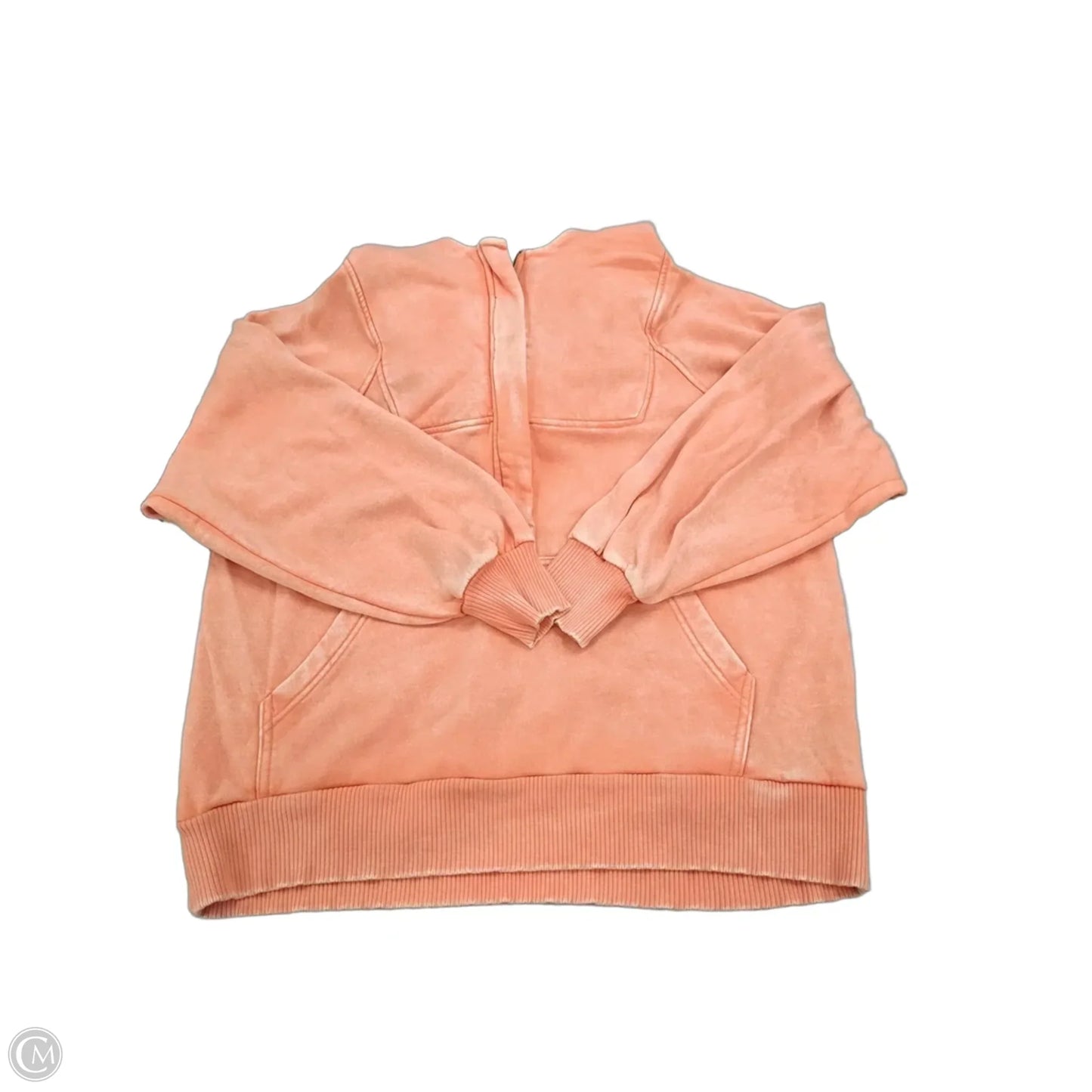 Top Long Sleeve By Zenana In Coral, Size: L