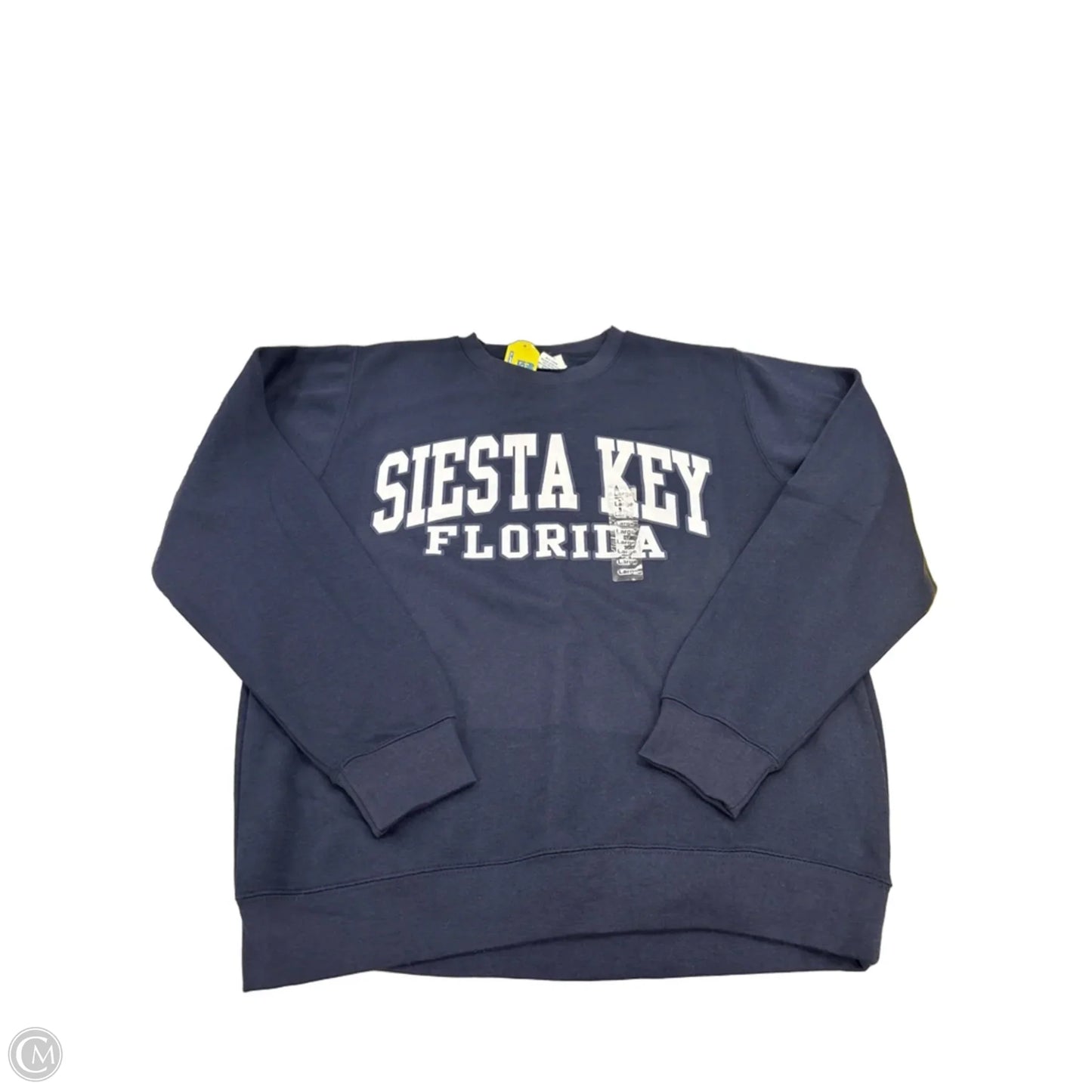 Sweatshirt Crewneck By Cme In Navy, Size: L
