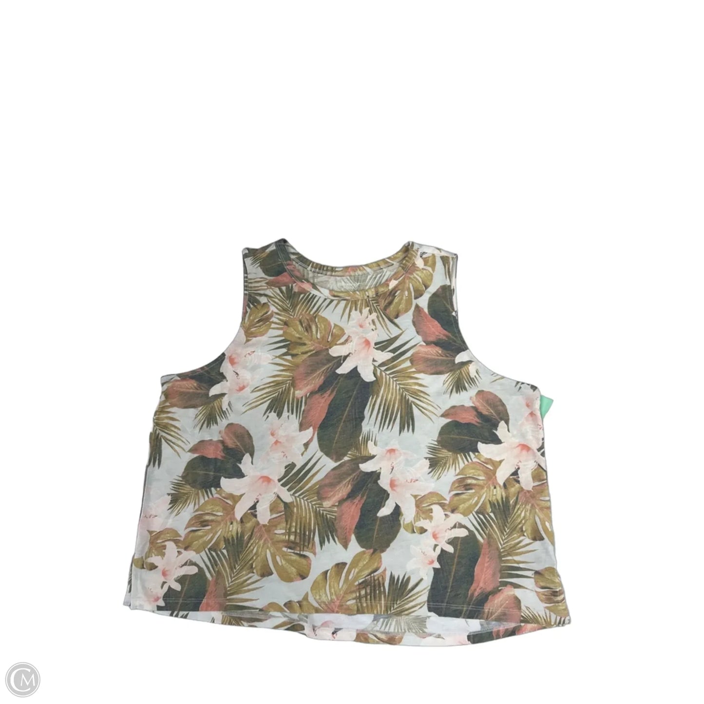 Tank Top By Old Navy In Tropical Print, Size: Xl