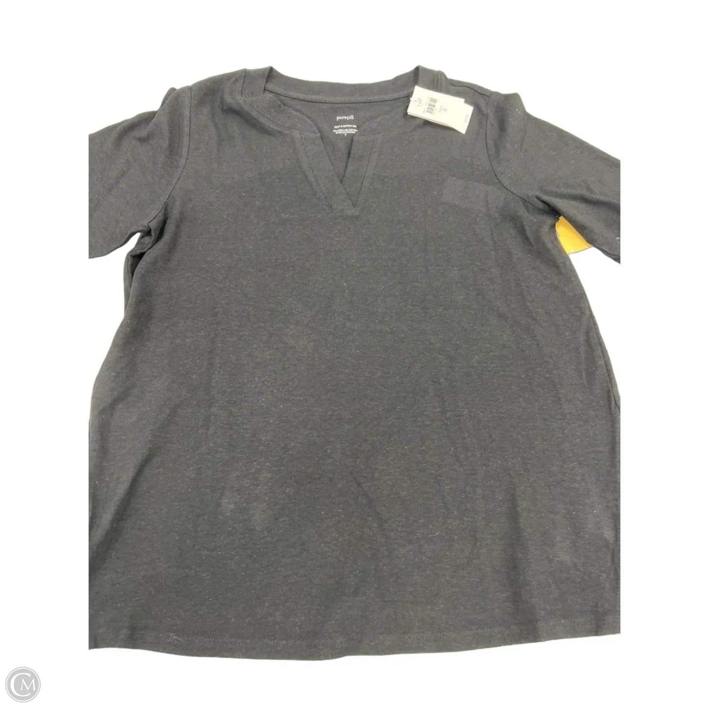 Top Short Sleeve By Pure Jill In Black, Size: S