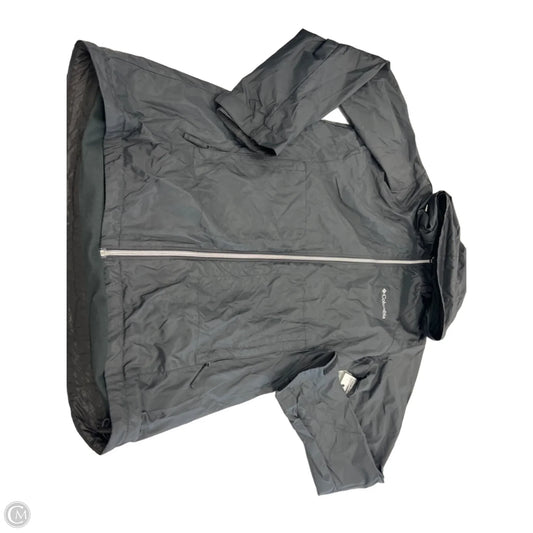 Jacket Windbreaker By Columbia In Black, Size: M