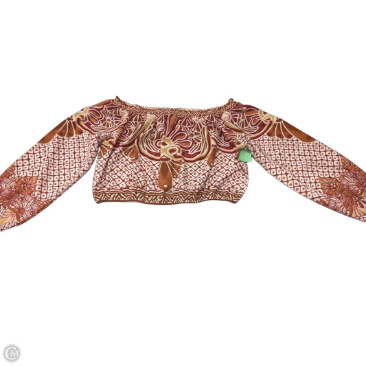 Top Long Sleeve By Flying Monkey In Multi-colored, Size: S