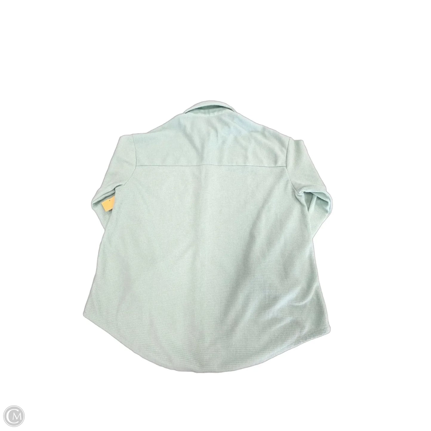 Top Long Sleeve By Cmc In Teal, Size: S