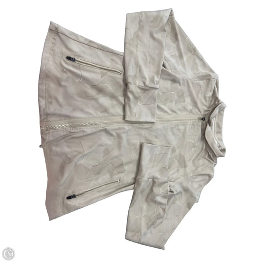 Athletic Jacket By Zyia In Tan, Size: Xl
