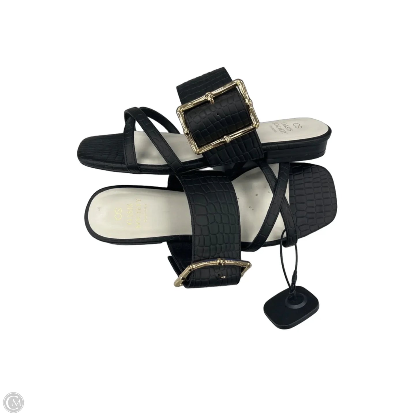 Sandals Flats By Oasis Society In Black, Size: 8