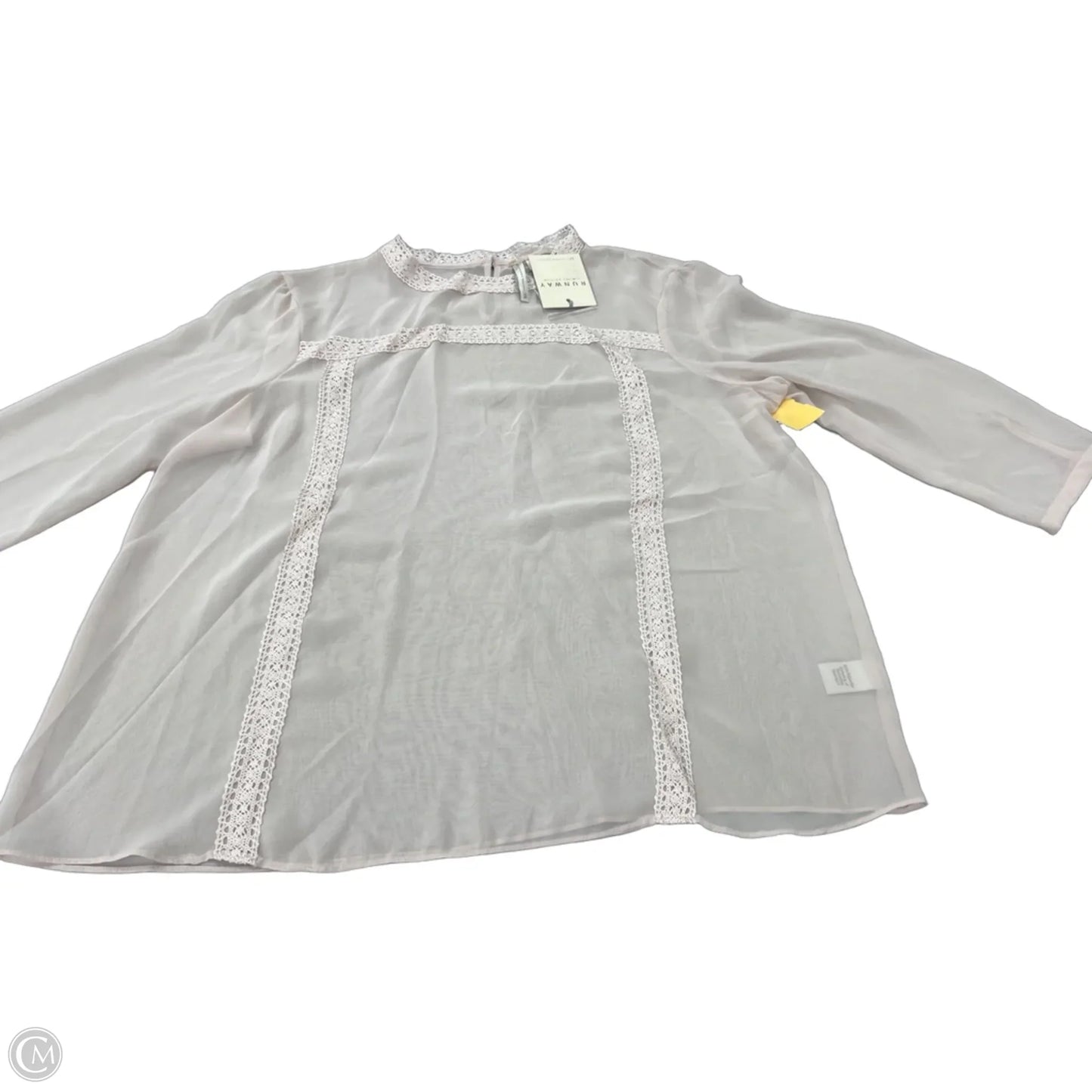 Top Long Sleeve By Lc Lauren Conrad In Mauve, Size: Xl