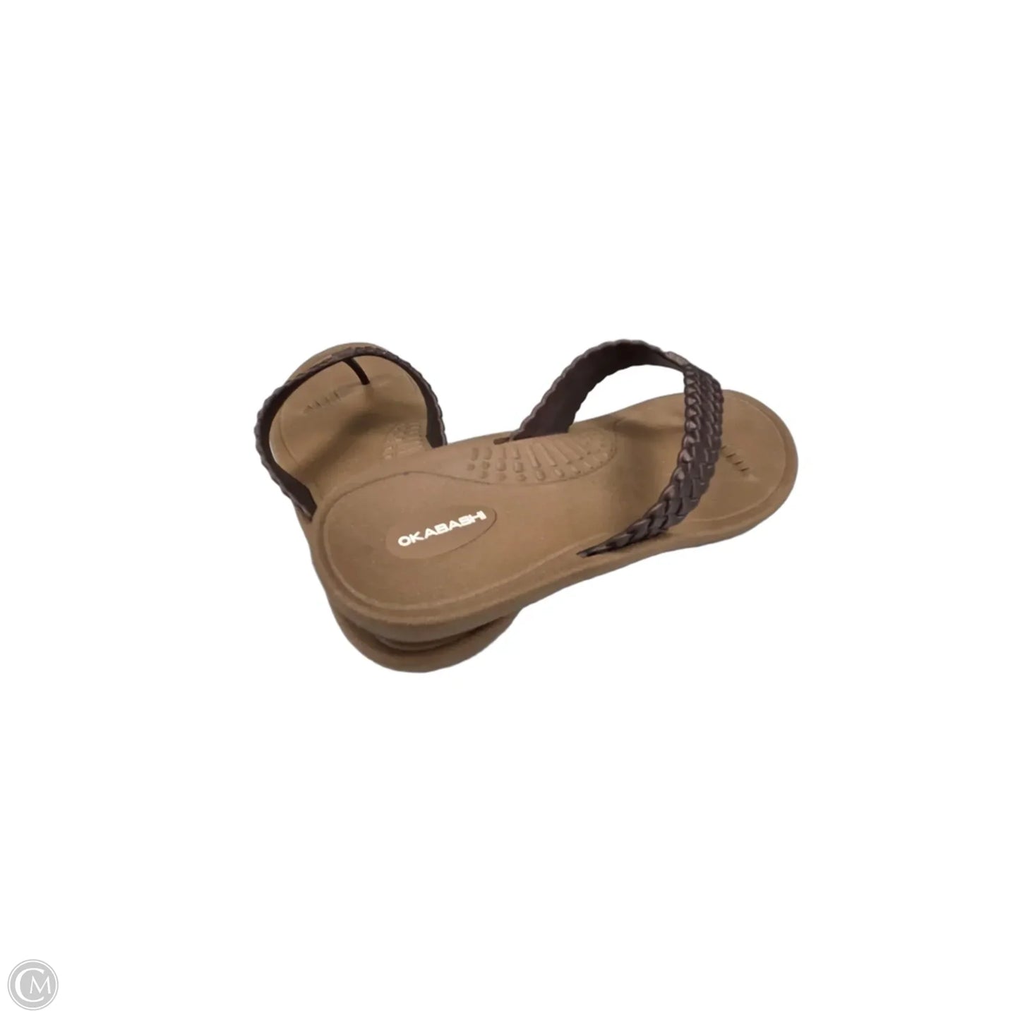 Sandals Flip Flops By Cme In Brown, Size: 8