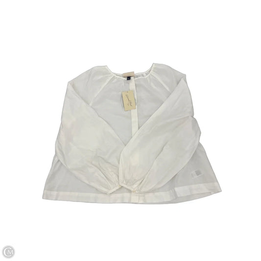 Top Long Sleeve By Universal Thread In White, Size: L