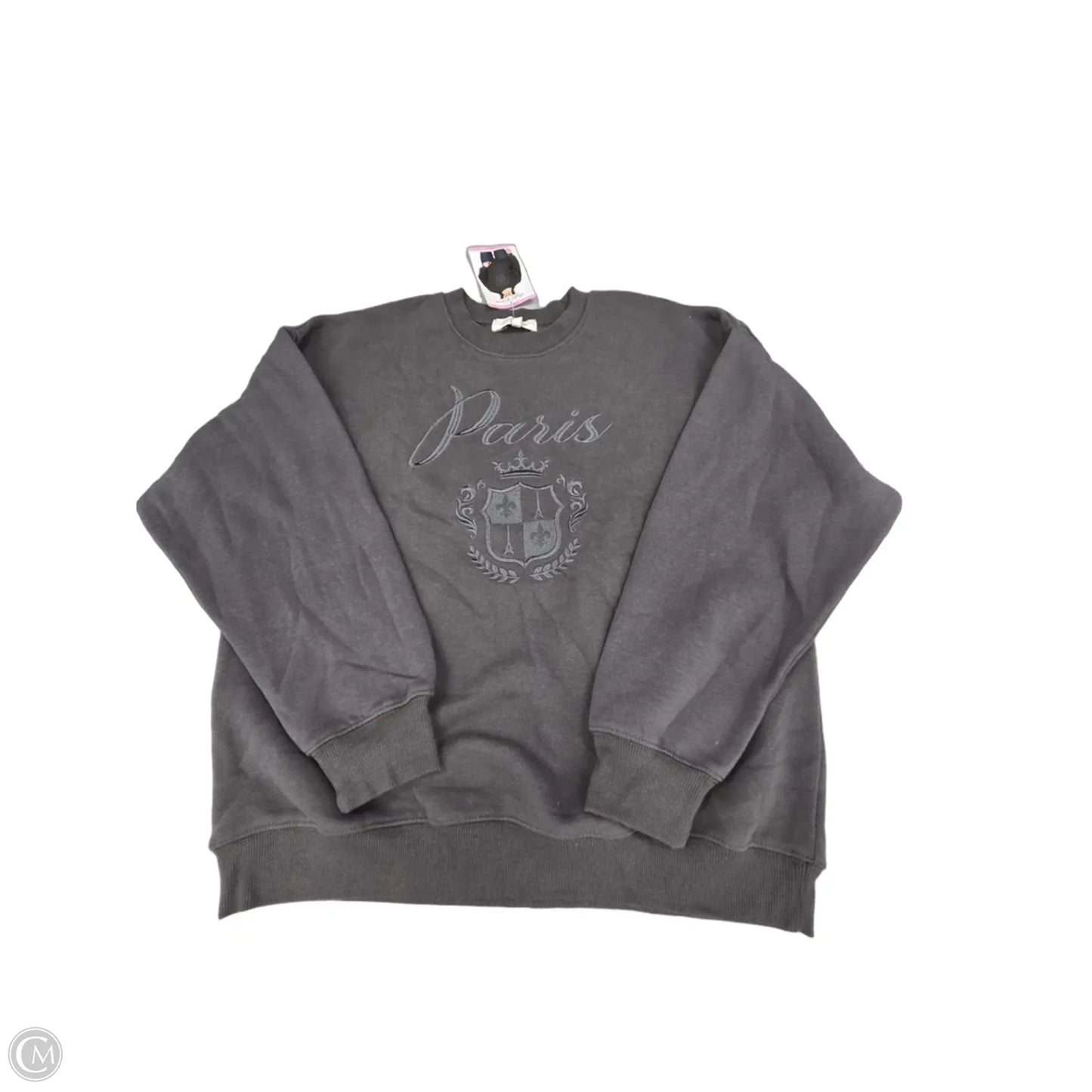 Sweatshirt Crewneck By State Of Mine In Grey, Size: S