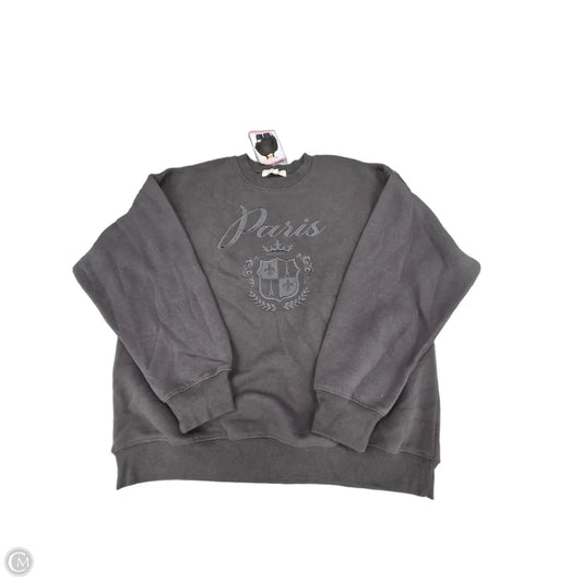 Sweatshirt Crewneck By State Of Mine In Grey, Size: S