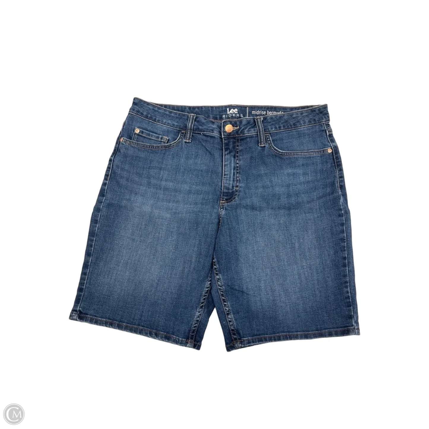 Shorts By Lee In Blue Denim, Size: 14