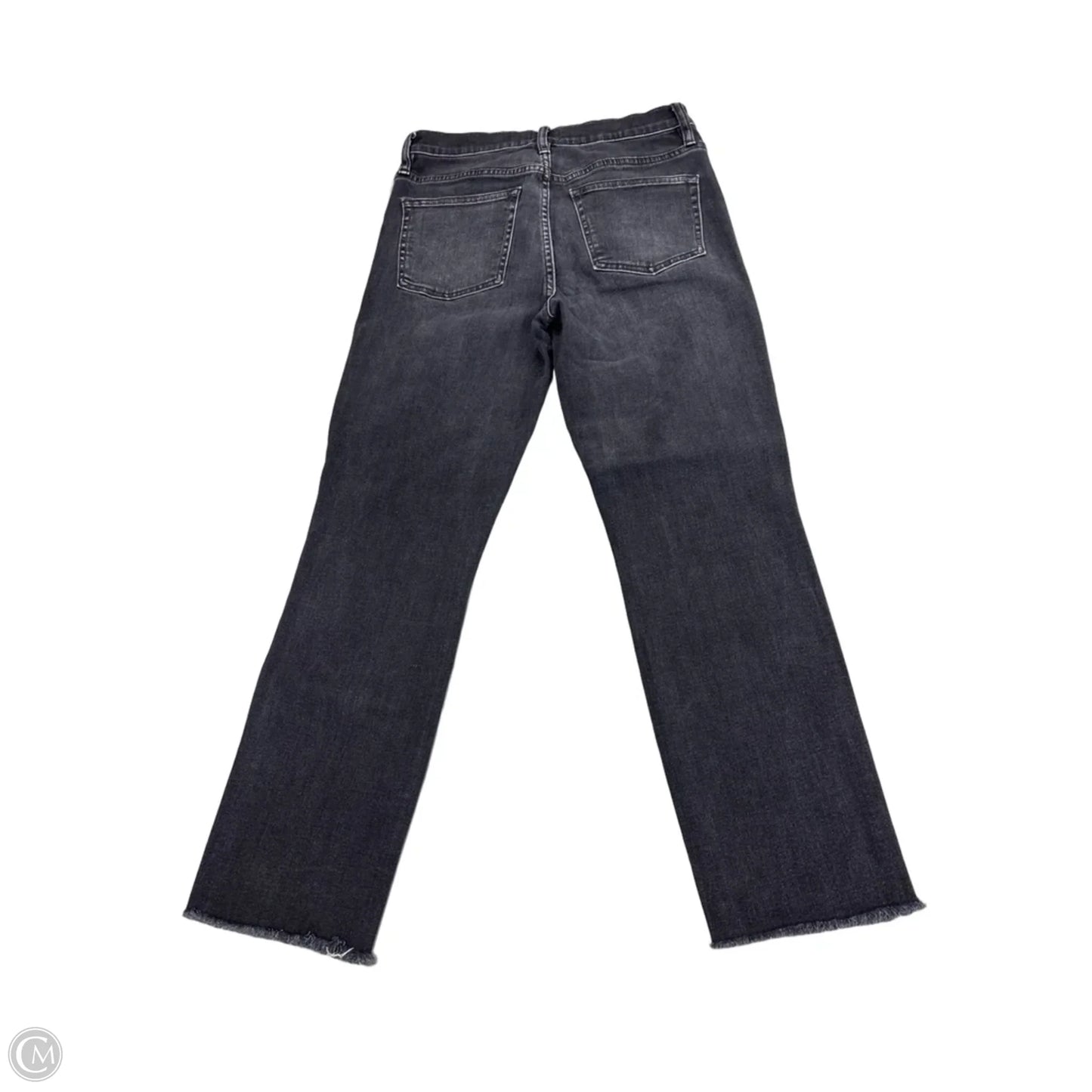 Jeans Straight By J. Crew In Black Denim, Size: 6