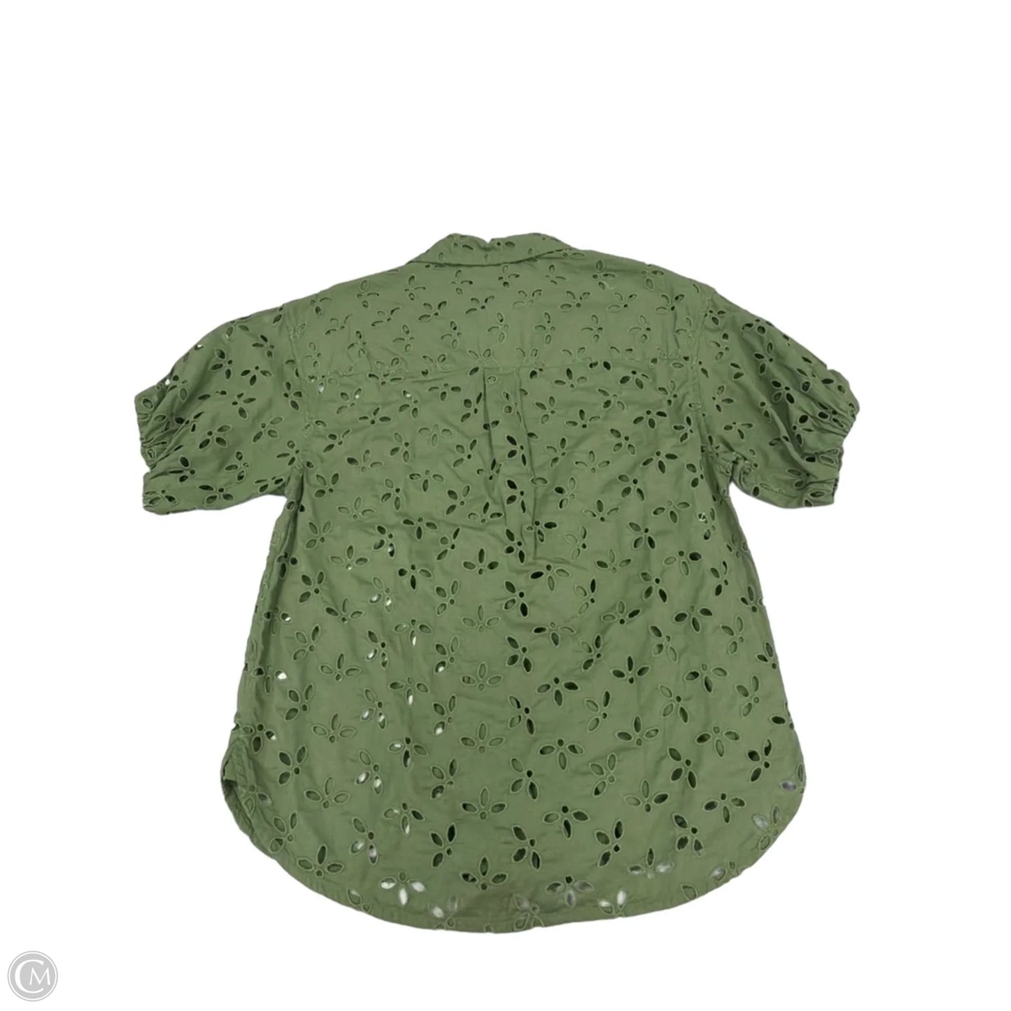 Top Short Sleeve By J. Crew In Green, Size: 0