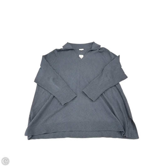 Top Long Sleeve By Pure Jill In Grey, Size: 3x