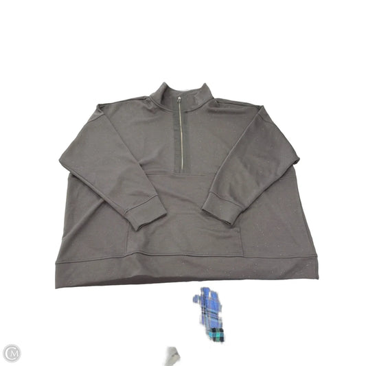 Top Long Sleeve By Maurices In Grey, Size: 4x
