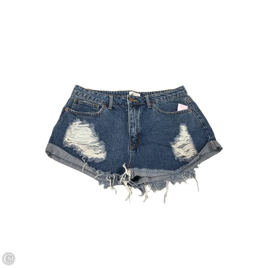 Shorts By Forever 21 In Blue Denim, Size: 12