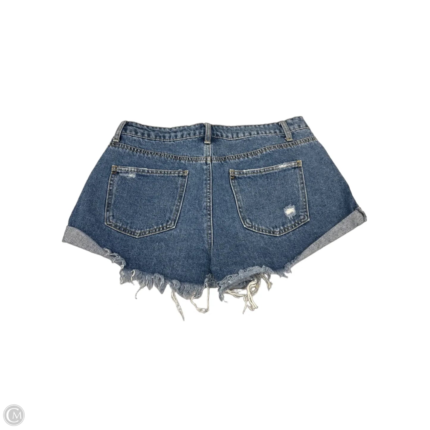 Shorts By Forever 21 In Blue Denim, Size: 12