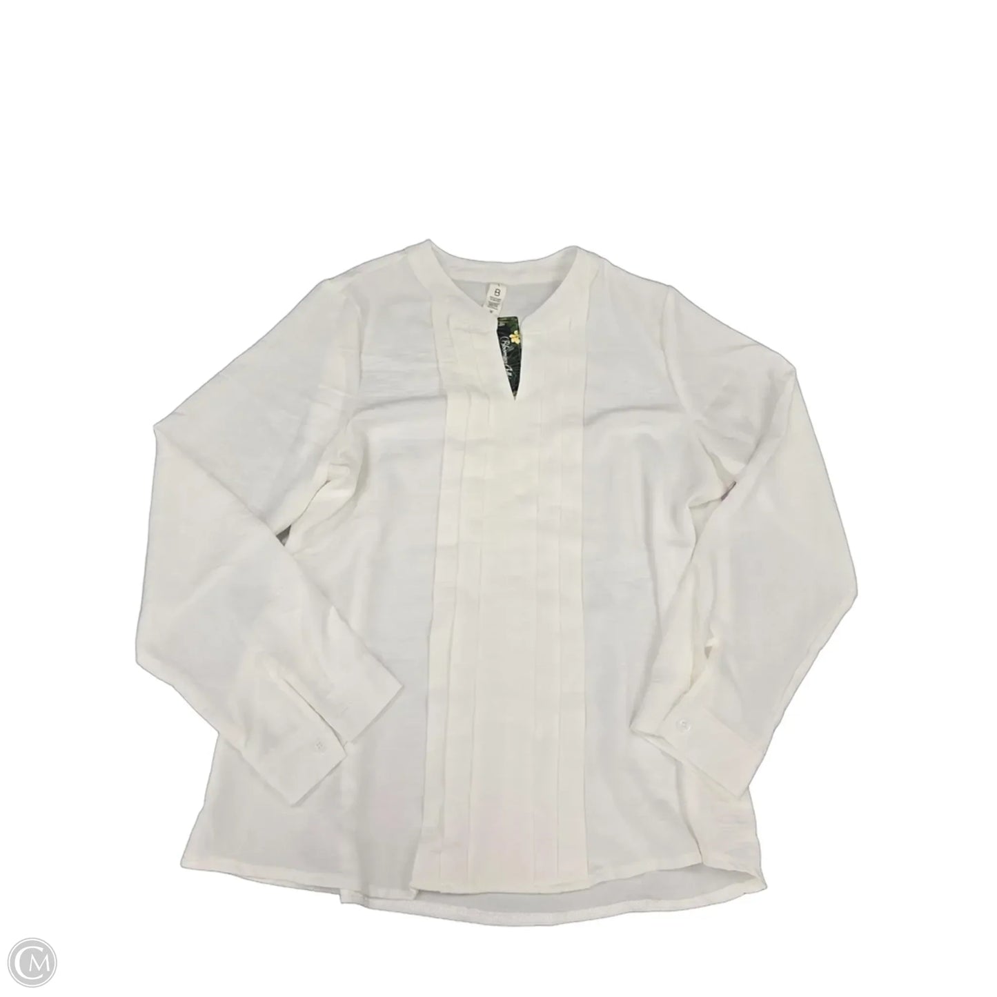 Top Long Sleeve By Blooming Jelly In White, Size: L