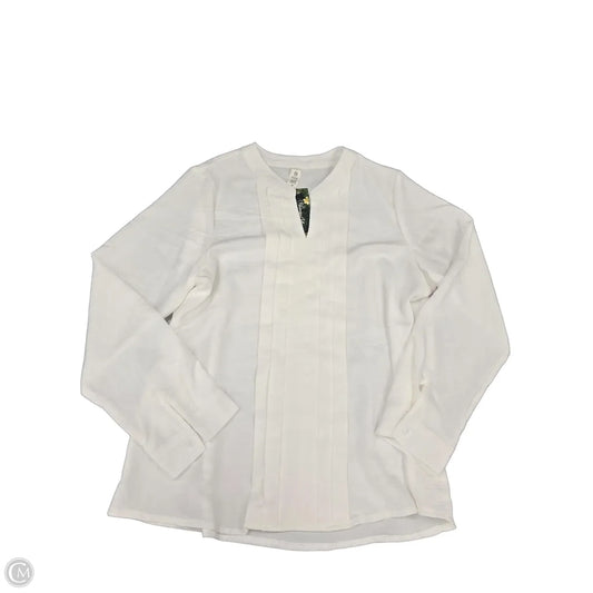 Top Long Sleeve By Blooming Jelly In White, Size: L