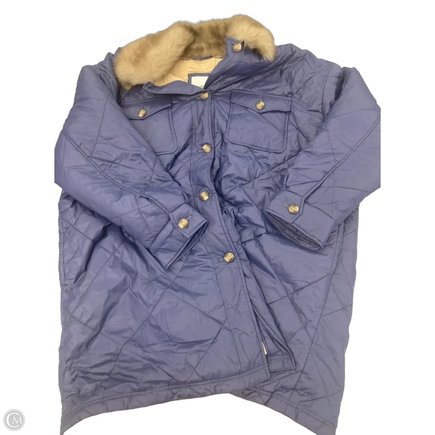 Coat Puffer & Quilted By Aerie In Navy, Size: Xl