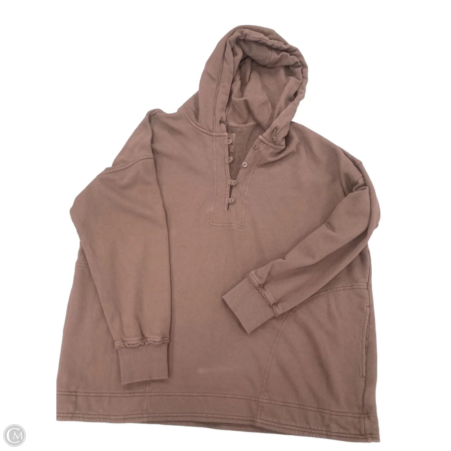 Top Long Sleeve By Aerie In Brown, Size: S