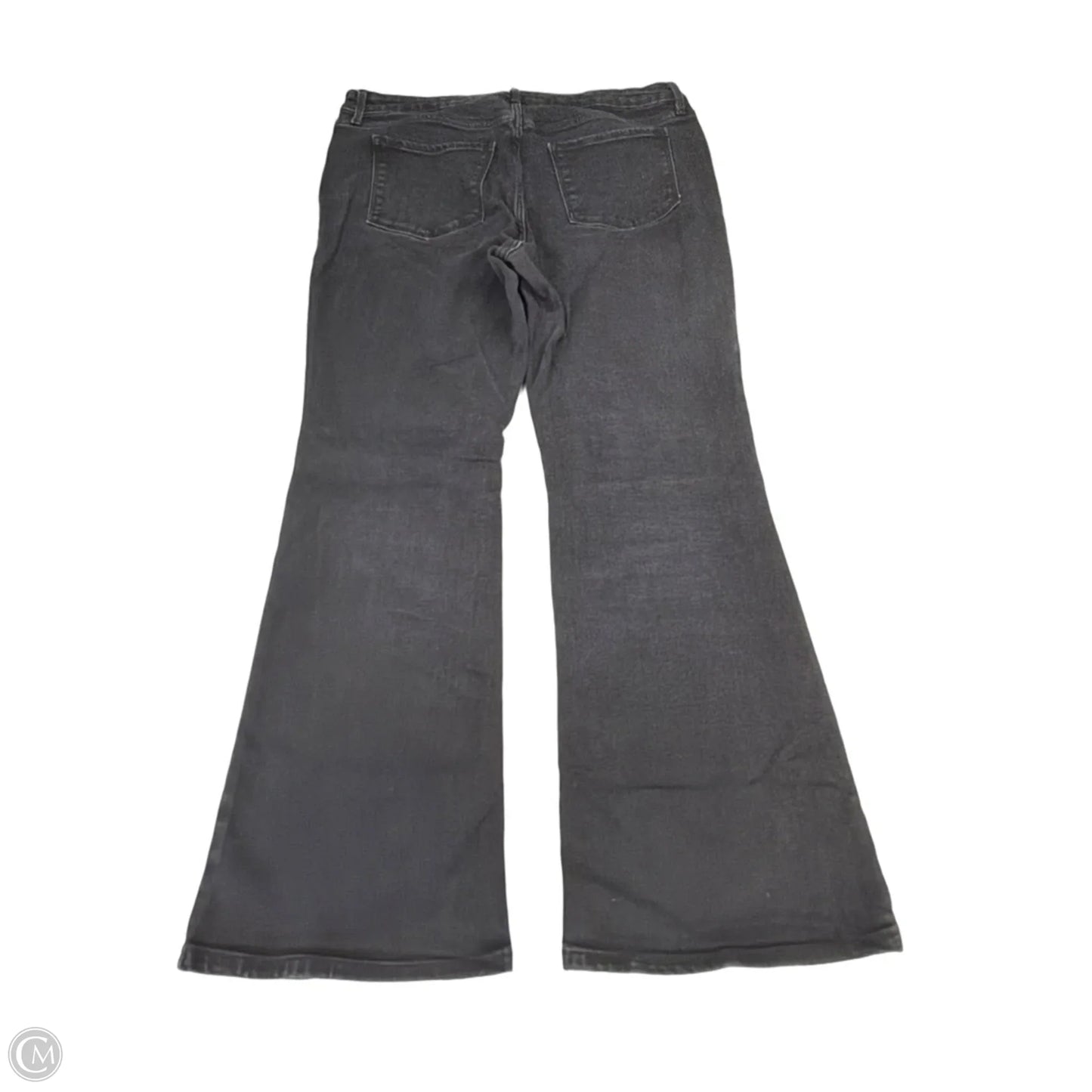 Jeans Flared By Old Navy In Black Denim, Size: 14