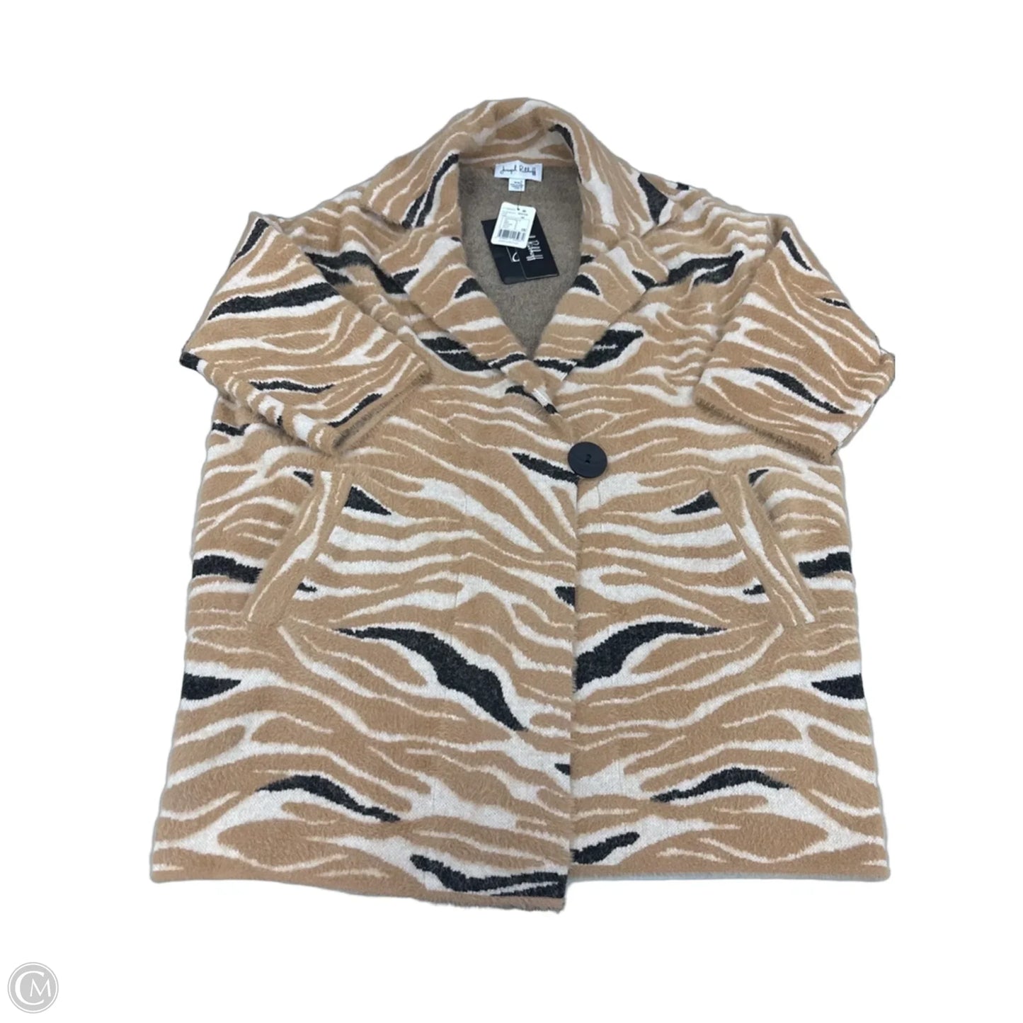 Cardigan By Joseph Ribkoff In Animal Print, Size: M