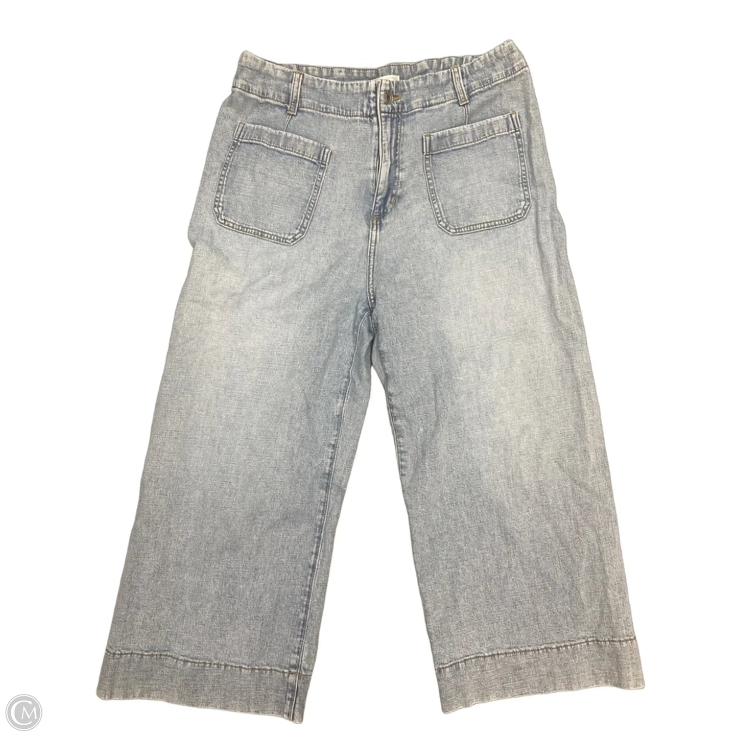 Jeans Wide Leg By Lc Lauren Conrad In Blue Denim, Size: 16w