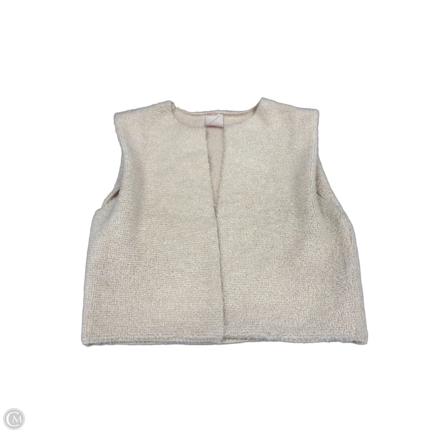 Vest Sweater By Kerisma In Tan, Size: M