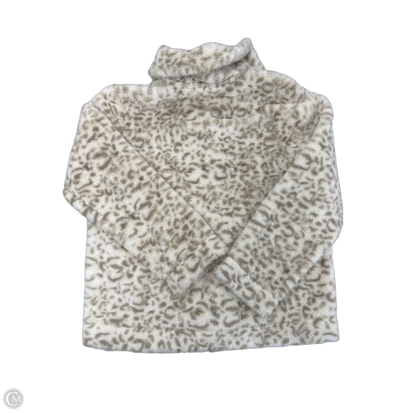 Jacket Faux Fur & Sherpa By Z Supply In Animal Print, Size: M