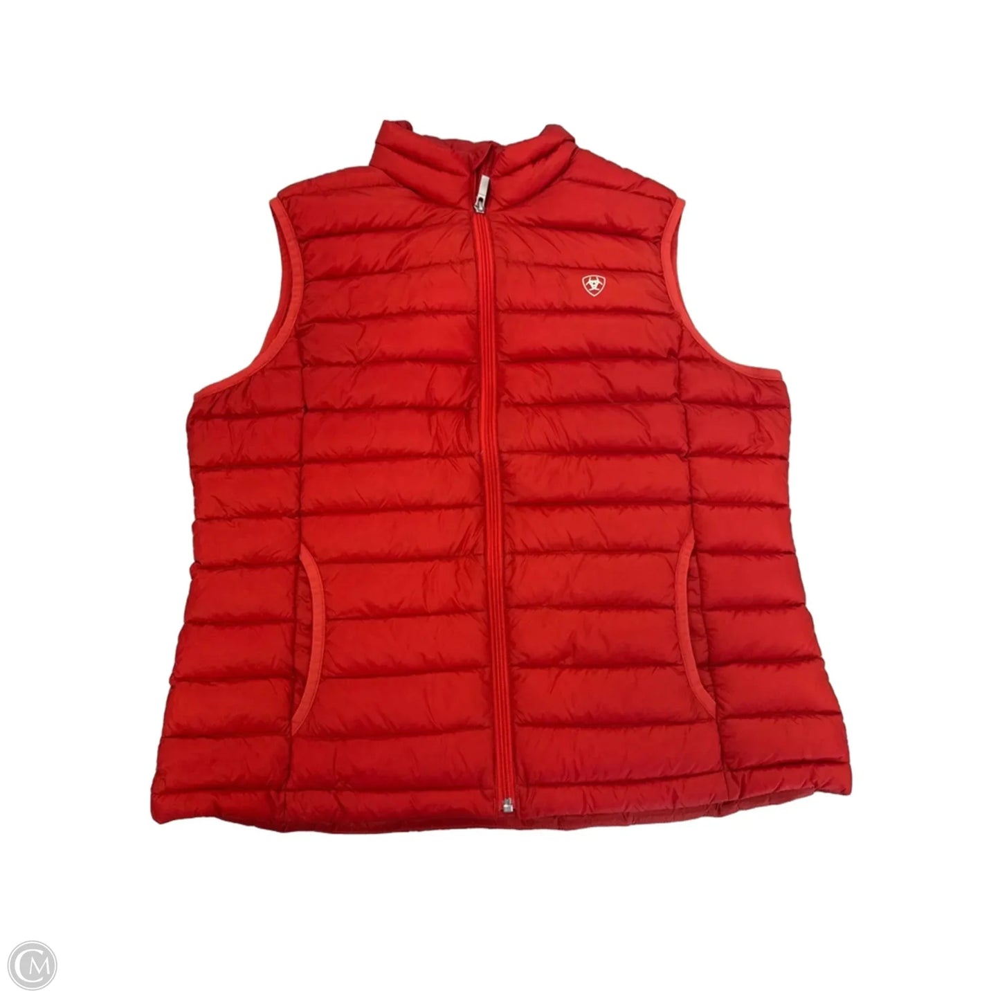 Vest Puffer & Quilted By Ariat In Red, Size: Xl