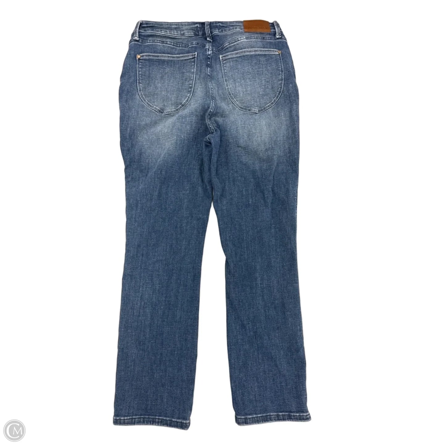 Jeans Cropped By Judy Blue In Blue Denim, Size: 14