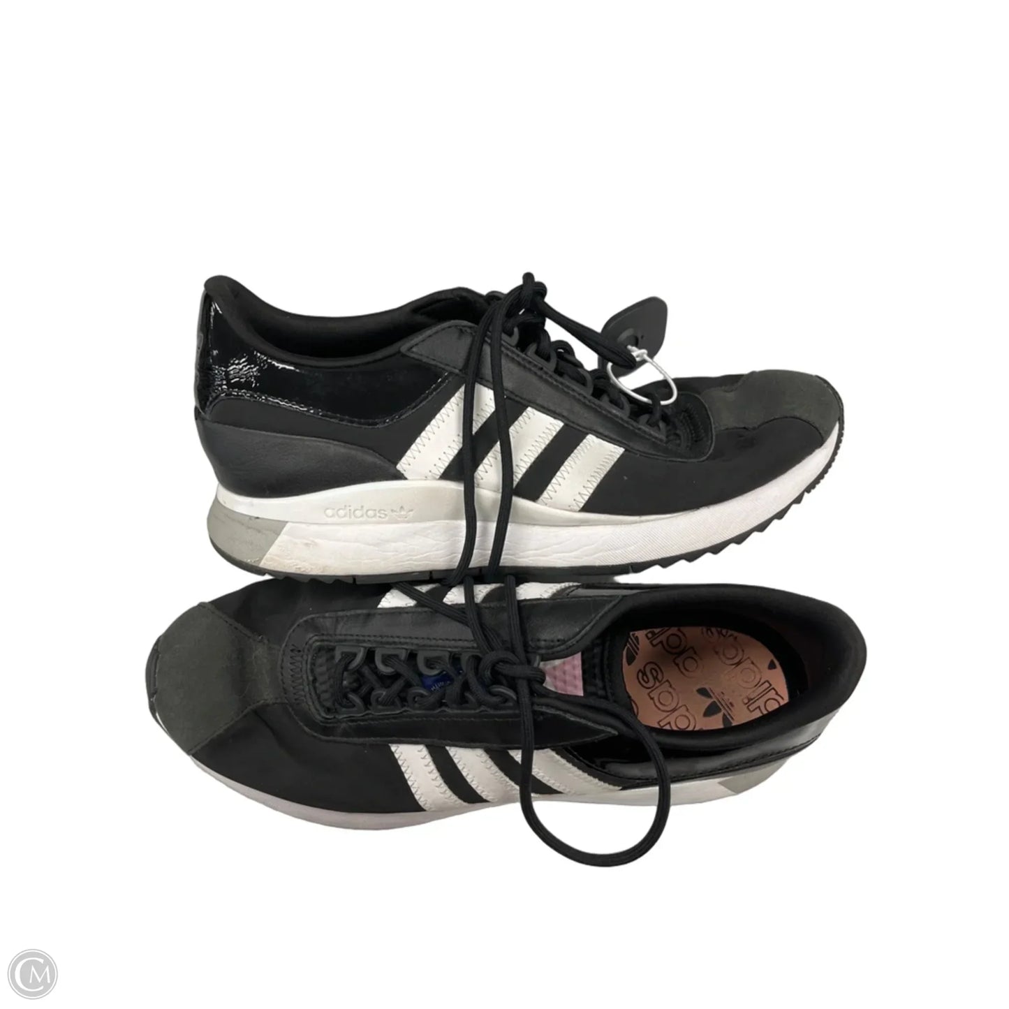 Shoes Athletic By Adidas In Black & White, Size: 11